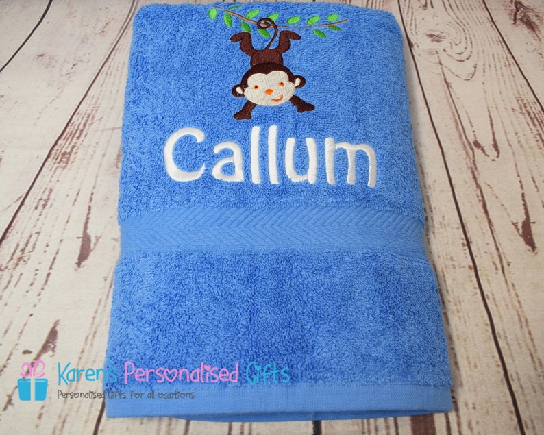 Serviette De Bain Personnalisée Avec Nom – Microfibre Ultra-absorbante, Taille 140x70 Cm, Idéale Plage, Piscine, Sport, Cadeau Personnalisé - 4
