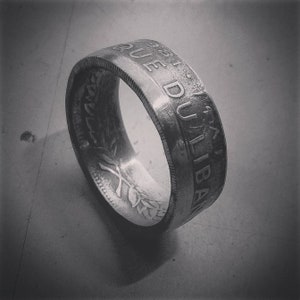 Lebanese Lira coin ring, Lebanon Beirut coin, Lebanese coins, Lebanon souvenir