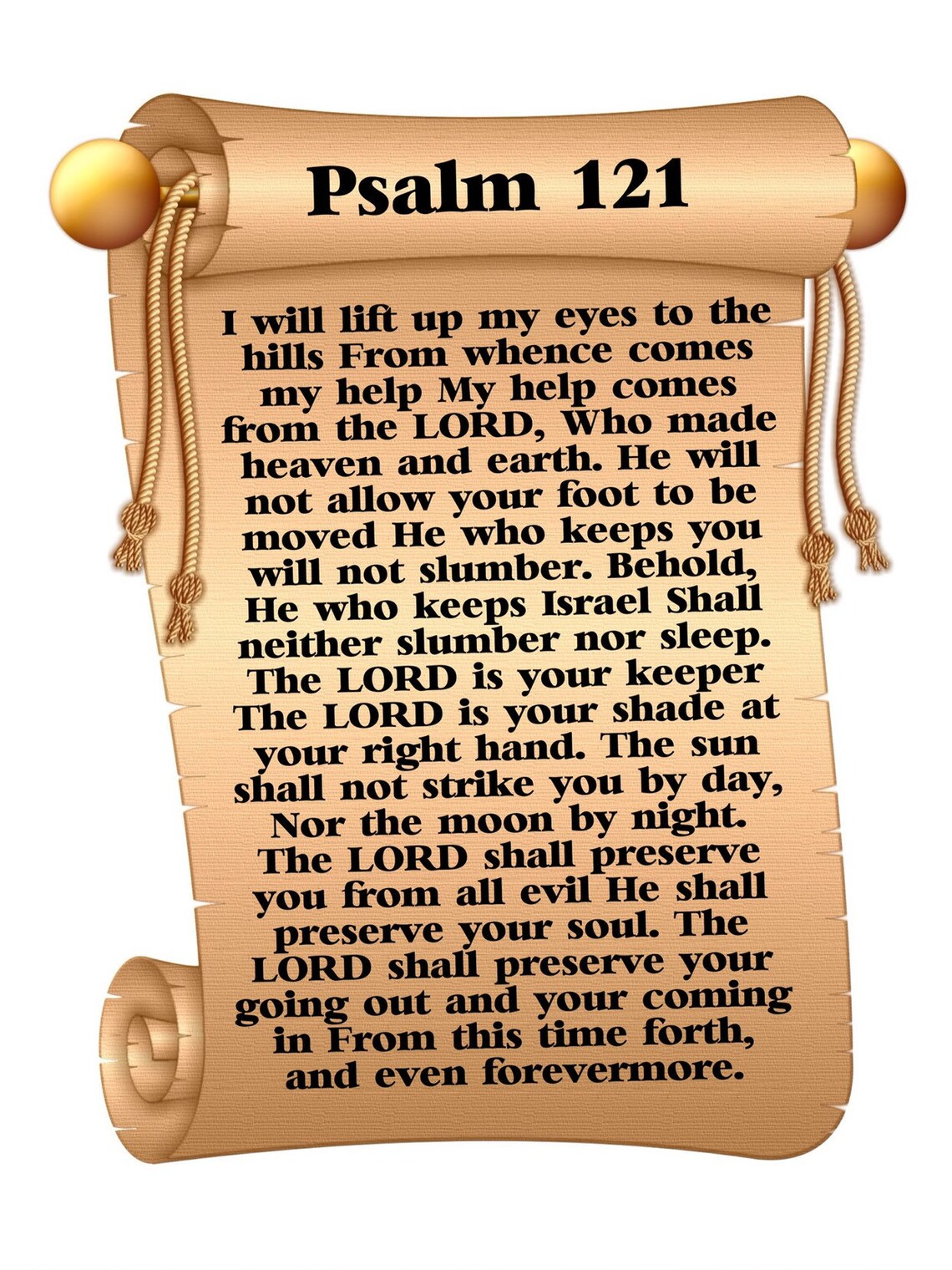 Psalm 121 Full Text Bible Poster Prints Bible Gifts For Friends And 