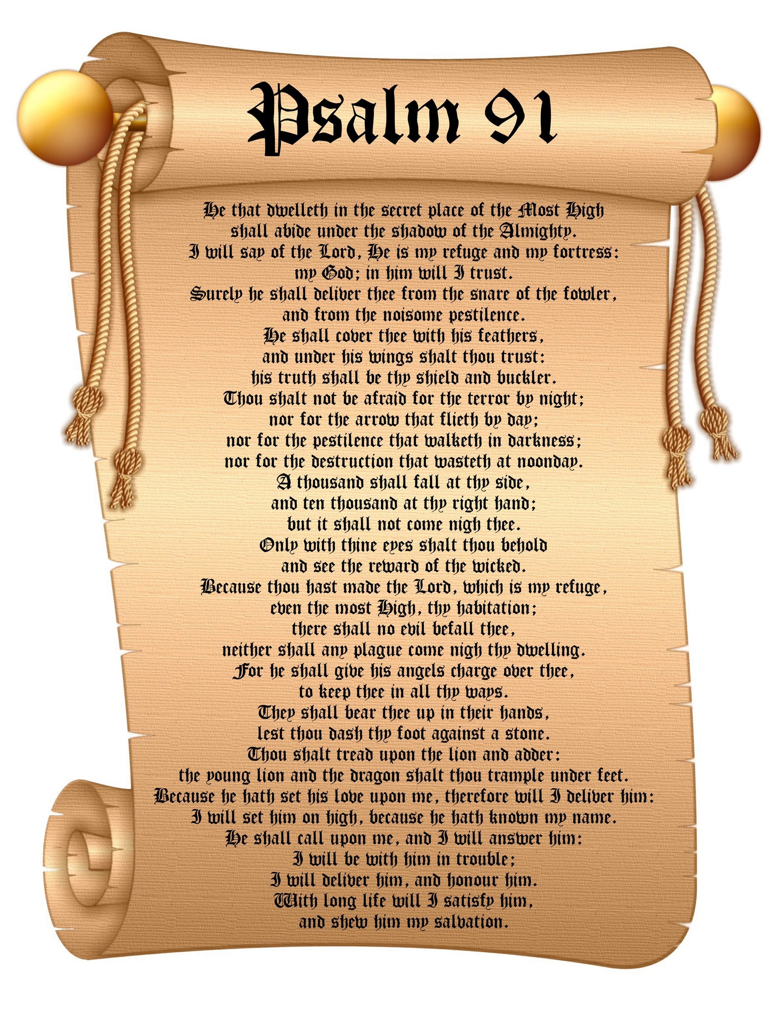 psalm-91-gebetsplakat-tehillim-91-psalm-91-schriftrolle-etsy