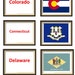 A4 Flash Cards. Printable Flags of the World. United States Flags Flash ...