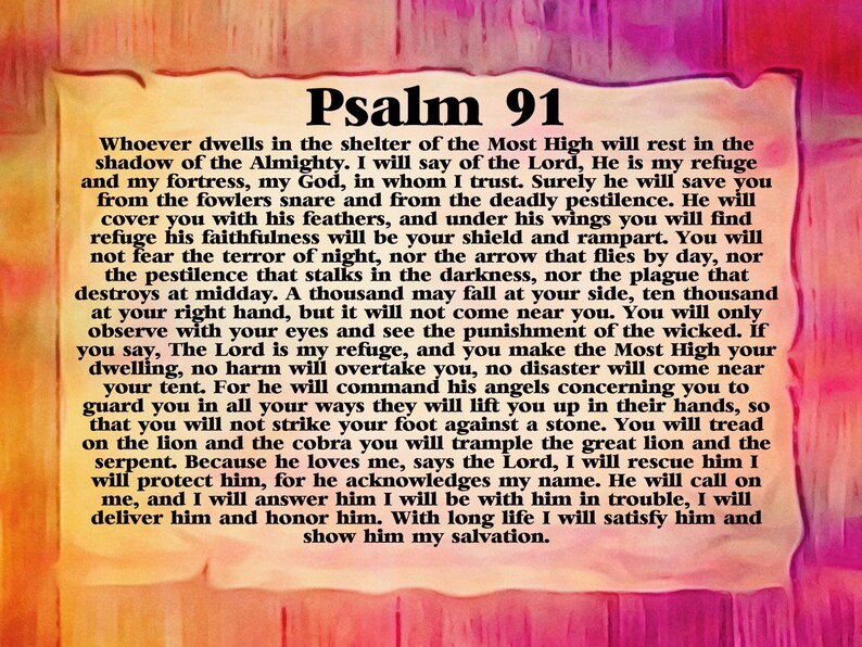 NIV Psalm 91 Prayer Cards Credit Card Size Professionally Etsy niv-psalm-91-prayer-cards-credit-card-size-professionally-etsy