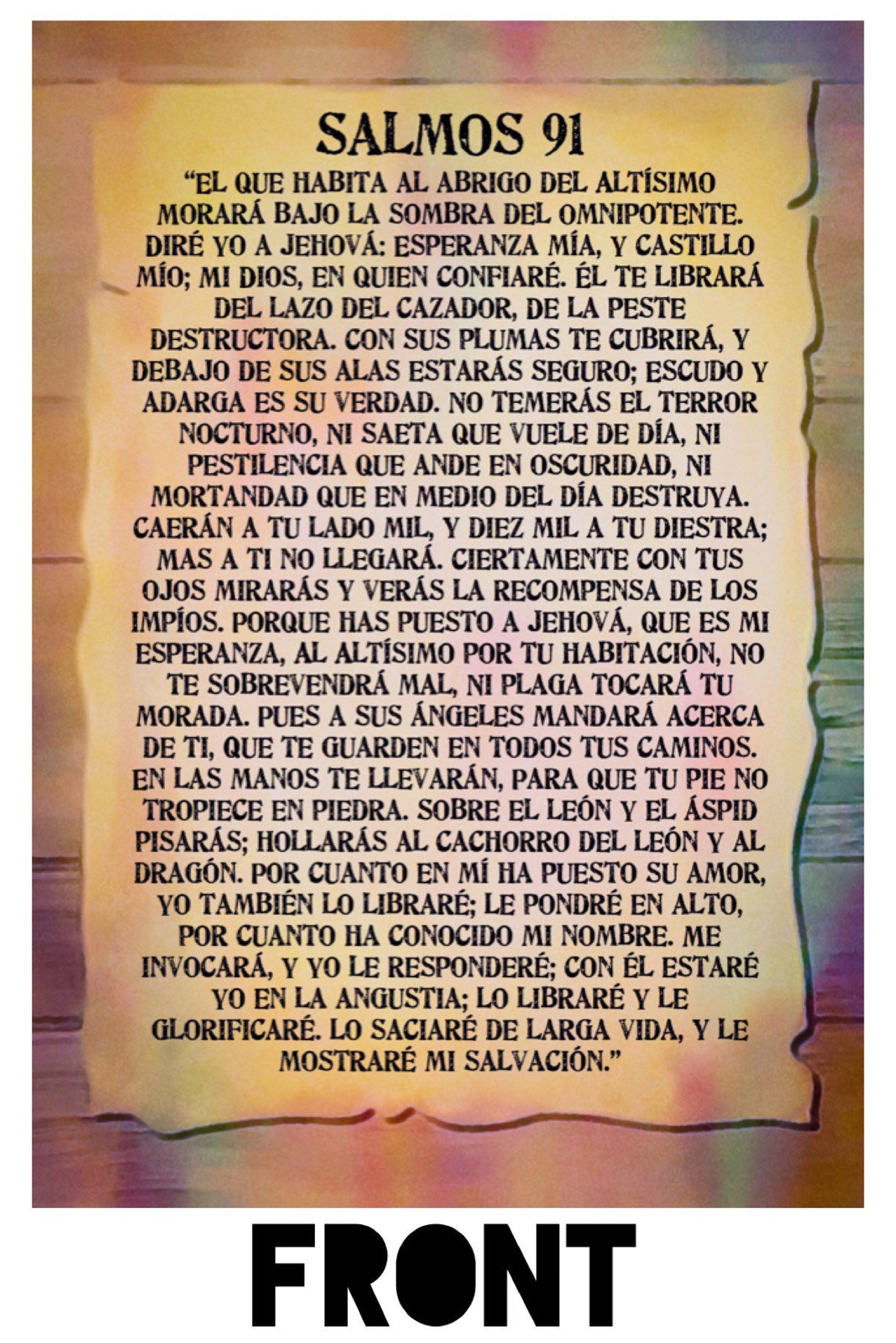 Salmo 91 Para Imprimir - RETOEDU