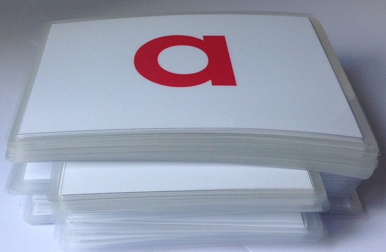 Laminated Flash Cards