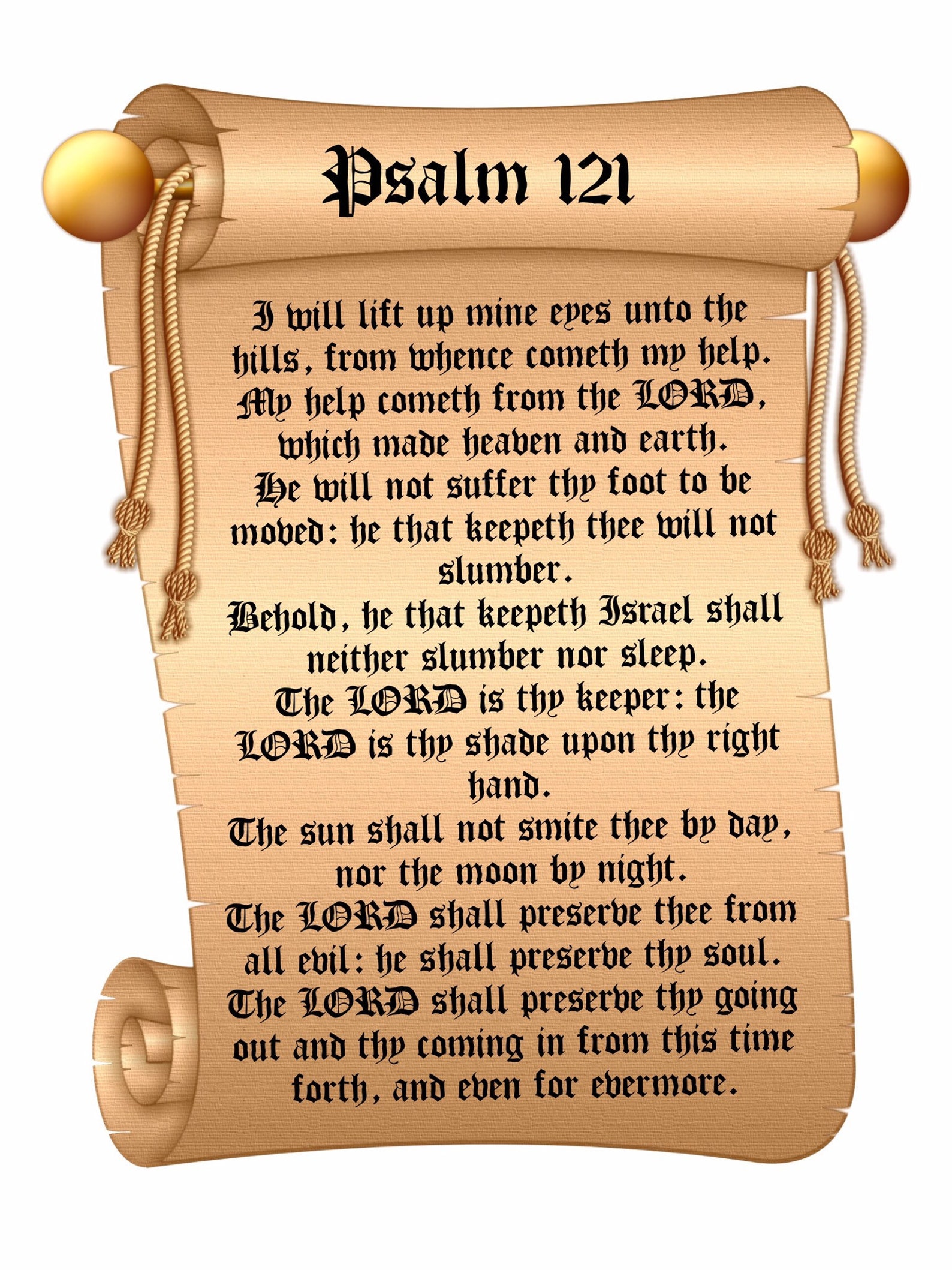 Psalm 121 Full Text Bible Poster Prints Bible Gifts For Friends And 