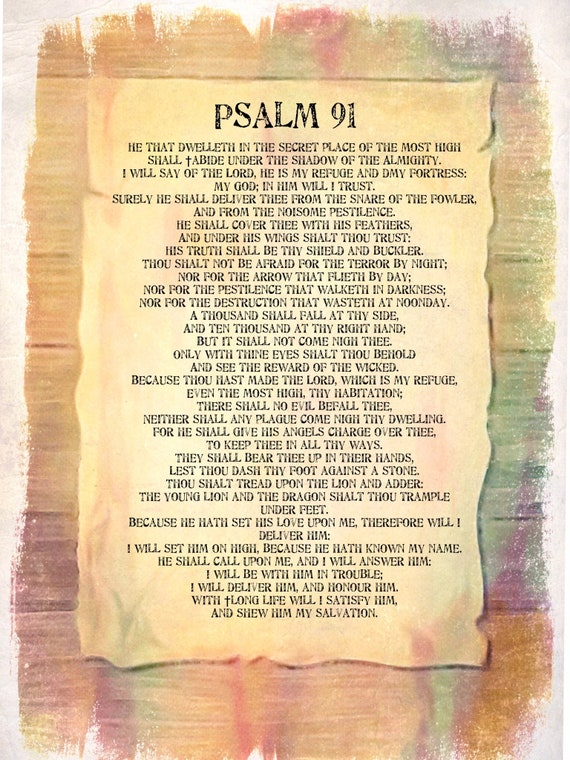 Verse Of The Day Psalms 91 1 Kjv Highland Park Baptist Church
