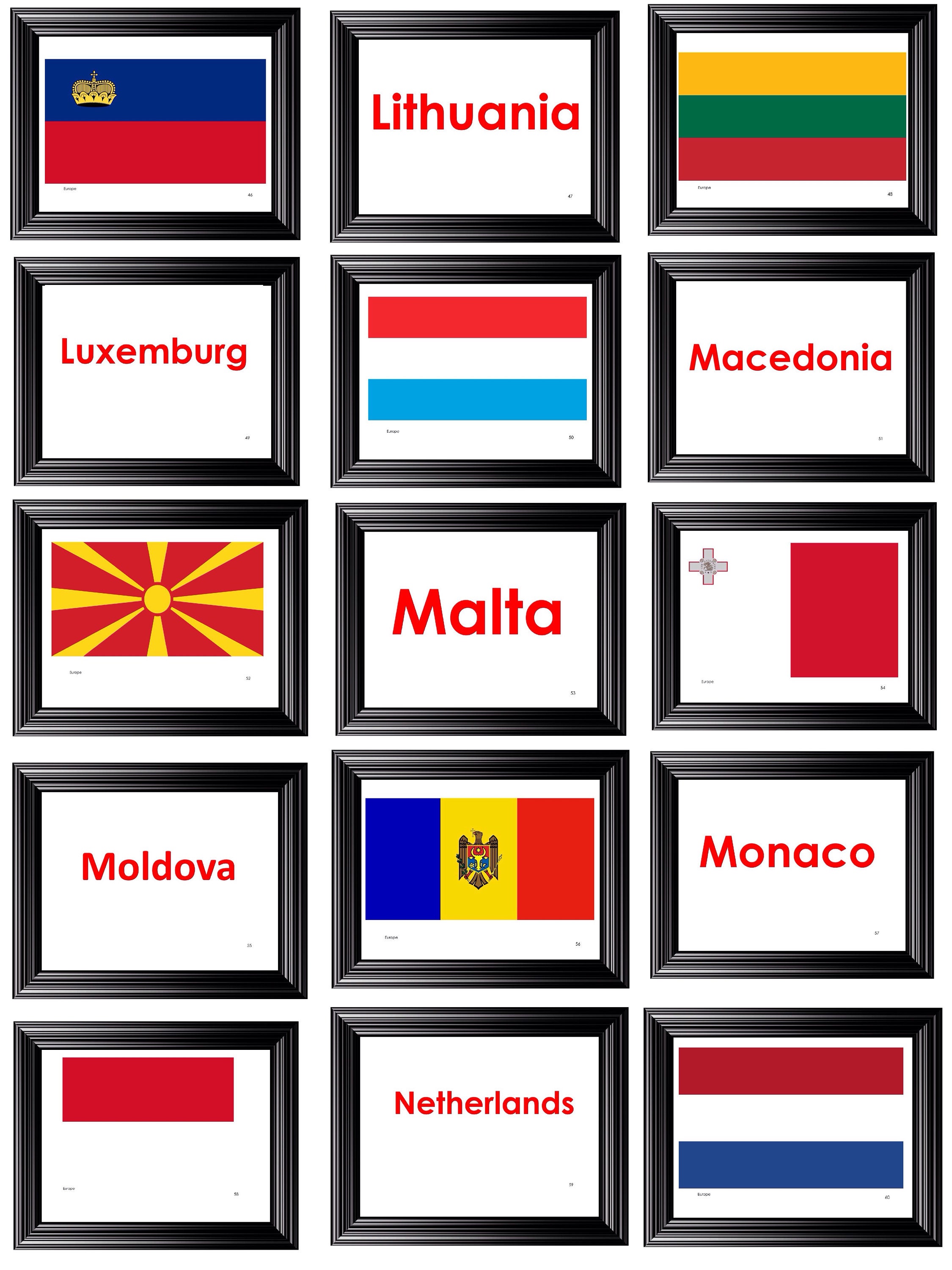 Flags Of The World Flashcards