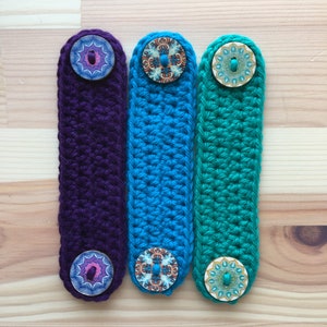 3 PACK* Crochet Ear Savers, Mask Mates, Comfort Bands