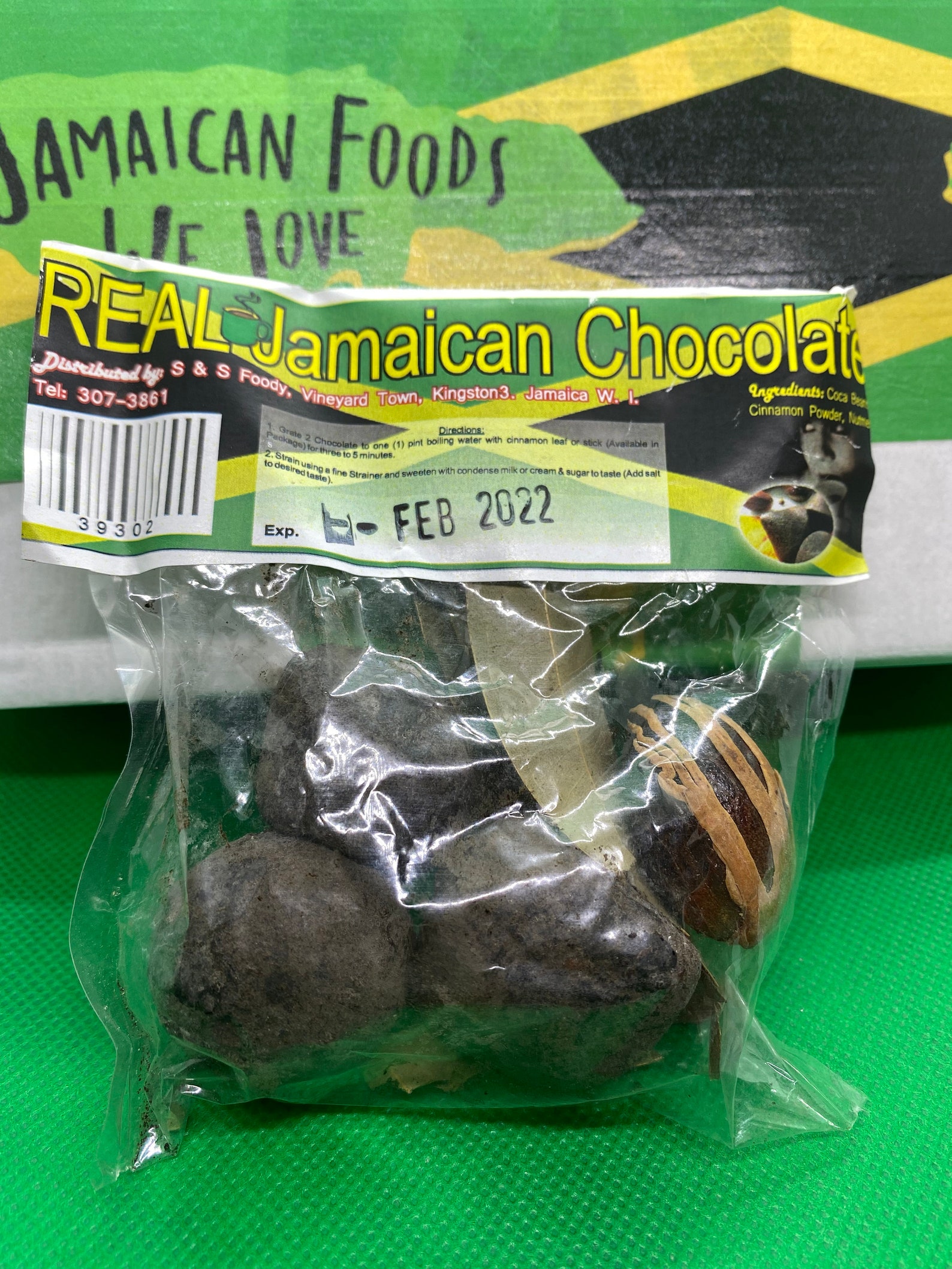 Traditional Jamaican Chocolate Tea Kit Containing 3 Rolls 1 Etsy UK