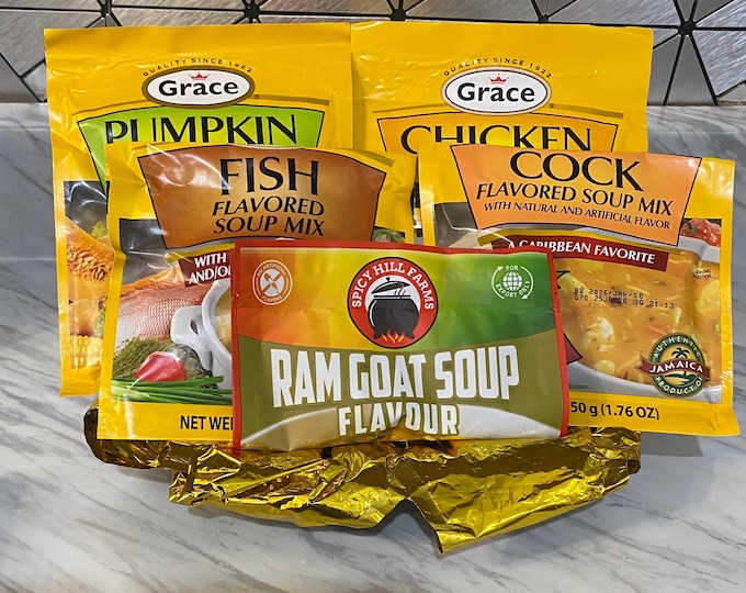 Soup flavors basket