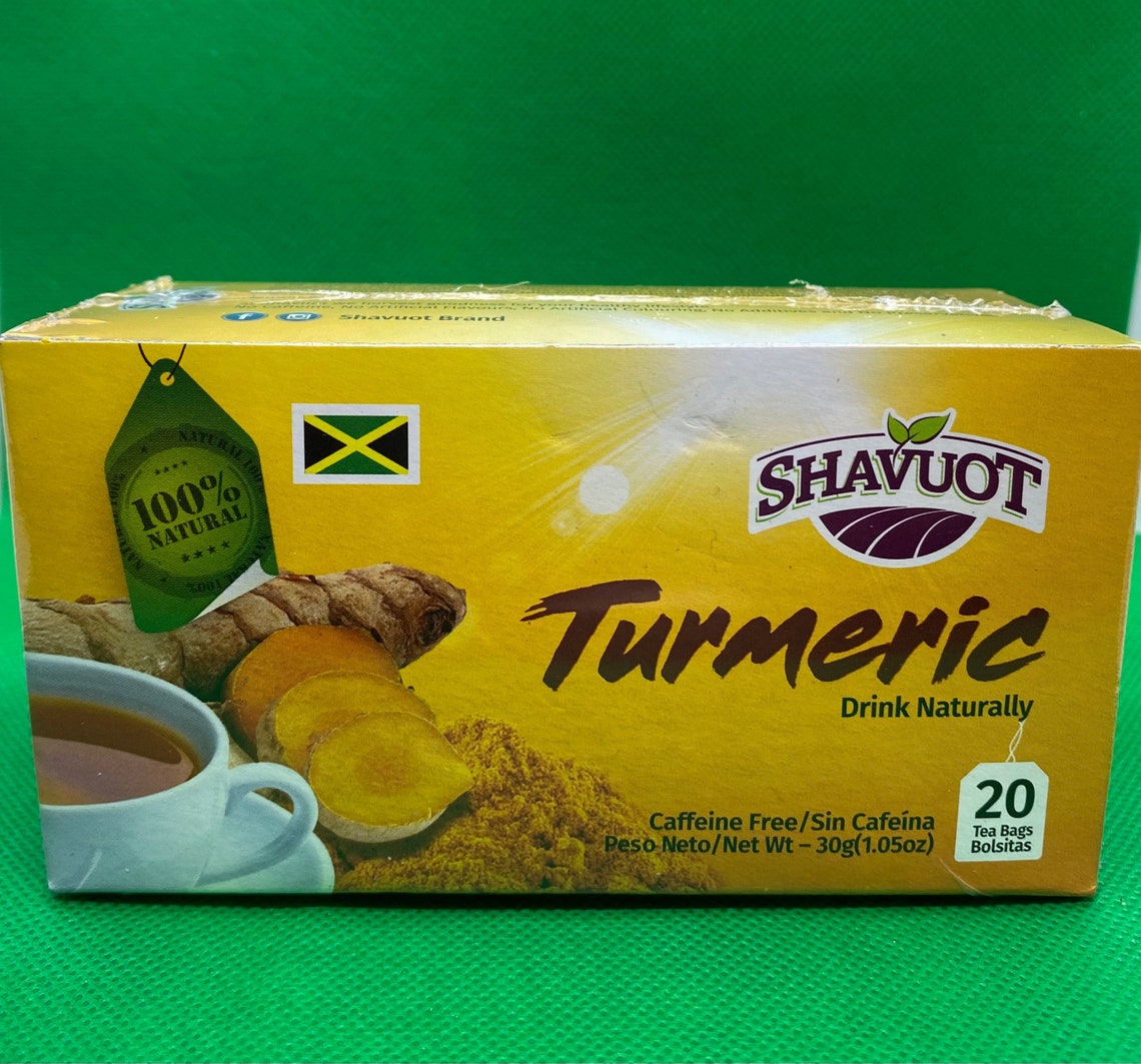 Jamaican Tumeric Tea Bags Etsy
