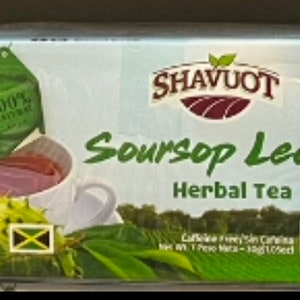 Jamaican Soursop Leaf Tea Bags