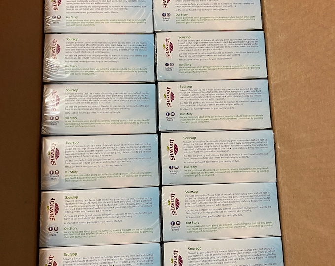 24 boxes of Shavuot Jamaican Soursop Leaf Tea ( 1 case)