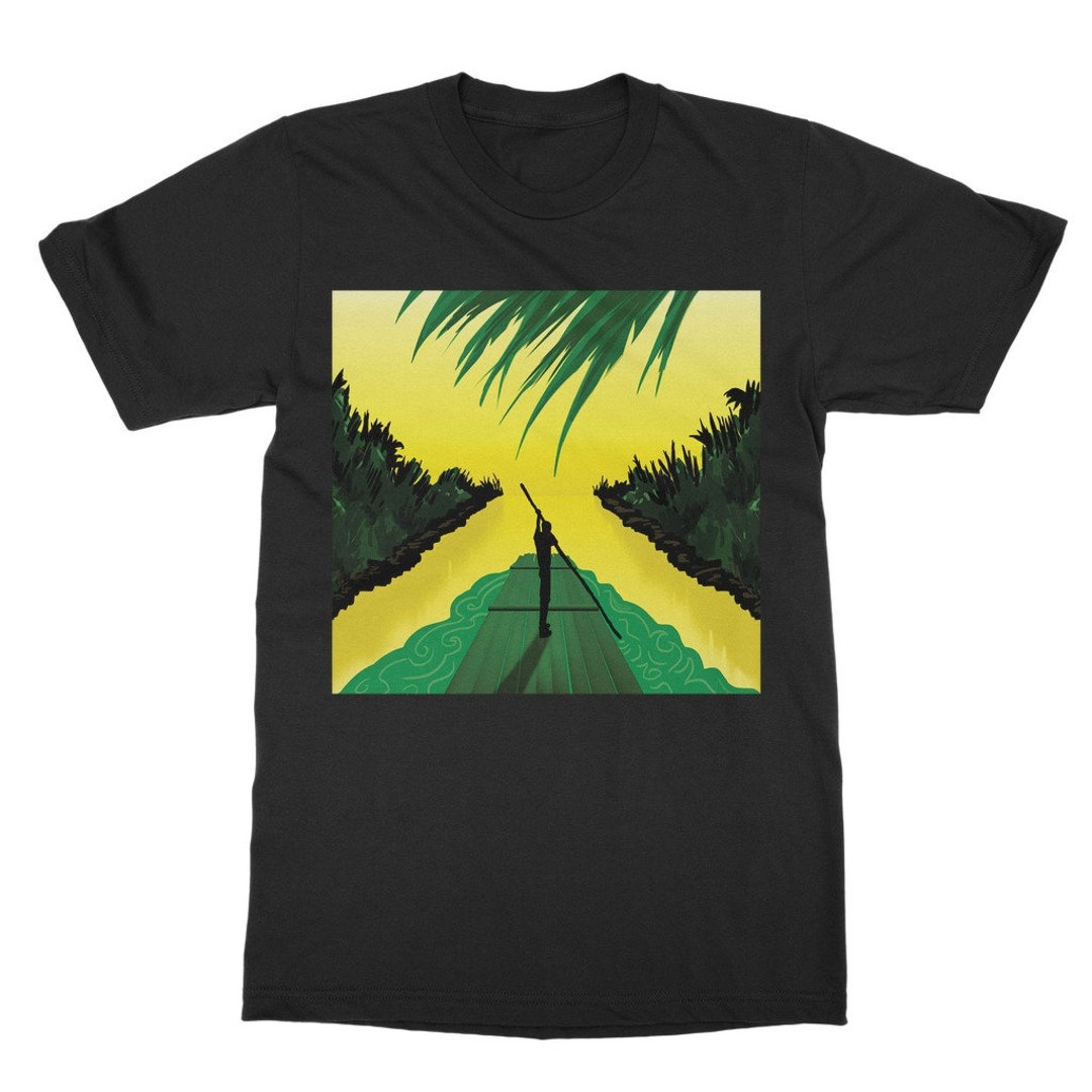 Personalized Black Jamaicans Crocodile Raglan Cropped T shirt Tropical Flowers Grunge Flag LT9