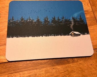 Mousepad Estonian flag inspired art, desk accessory