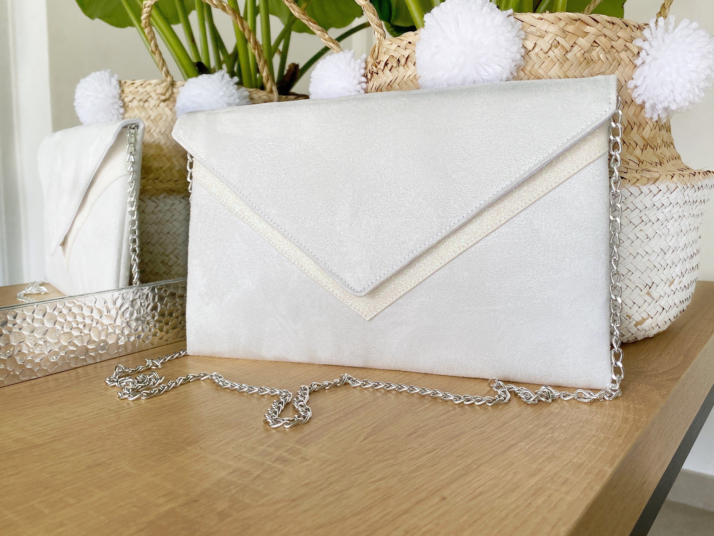 Pochette blanche Etsy France