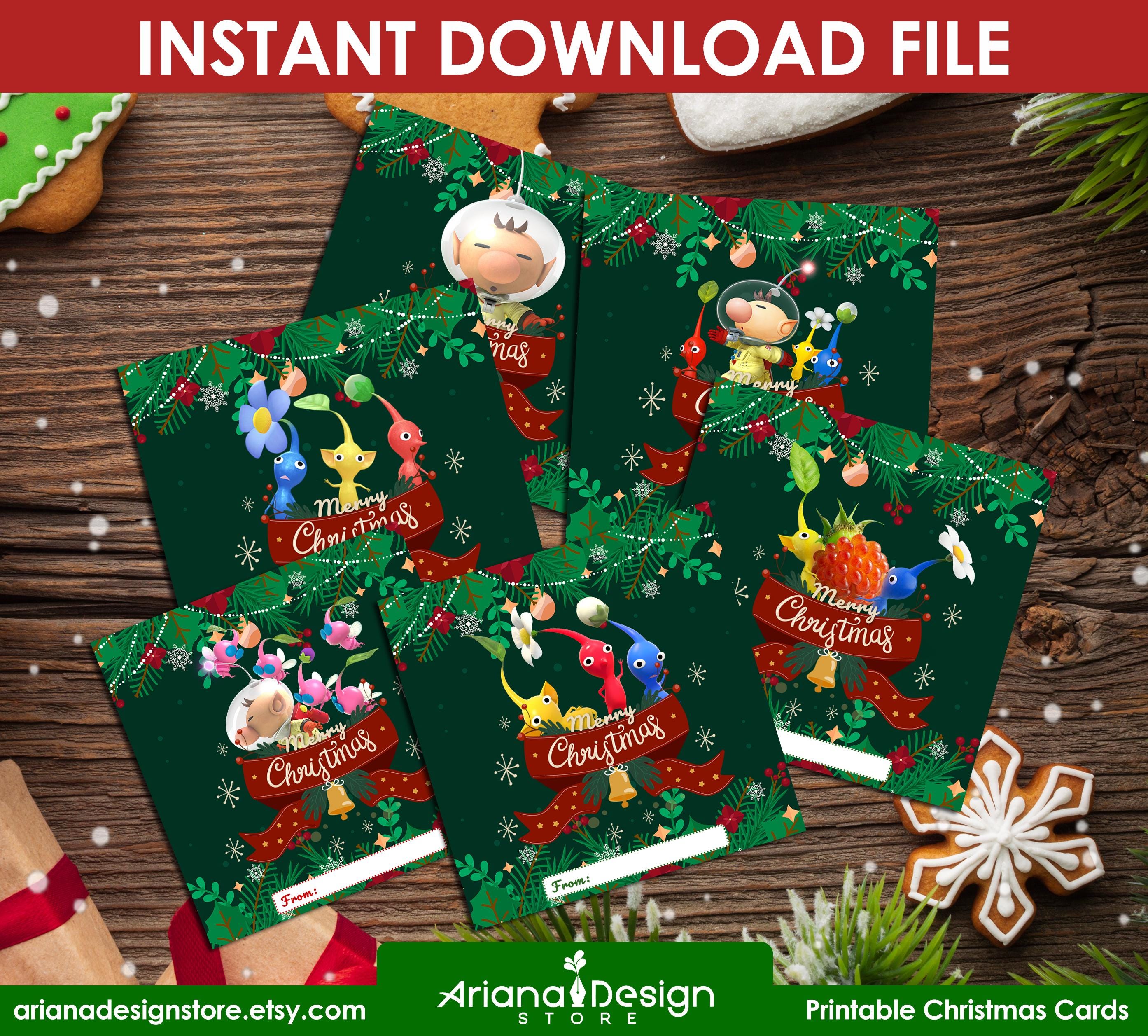 Tarjeta de navidad para niños - Etsy México, image size:2788x2515