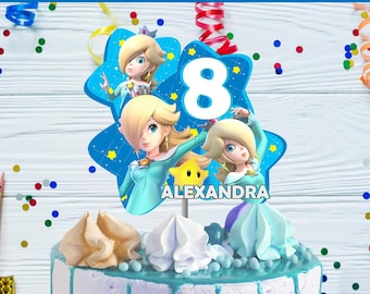 Rosalina Cake Topper Printable, Rosalina Table Decoration, Rosalina Party Decorations, Rosalina Cake Decoration