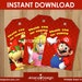 Super Mario Bros Party Printable Thank You Tags Mario Bros Party Cards ...