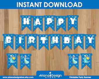 Rosalina Party Printable Birthday Banner | Princess Rosalina Party Banner | Rosalina Party Decoration | Princess Rosalina Birthday Party