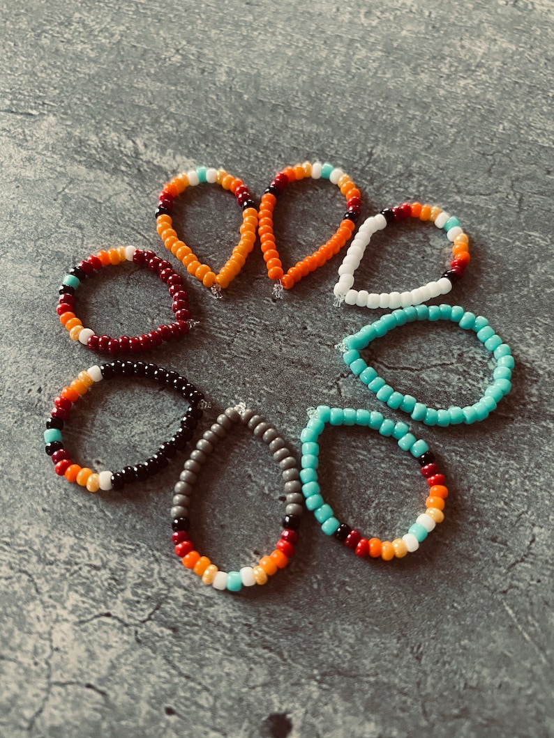 Beaded Rings - Etsy