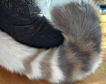 Seth Snow Leopard Faux Fur Cosplay Tail