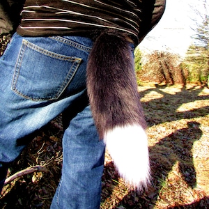 Any Color Tipped Fluffy Plush Wolf Fox Tail Furry Cosplay