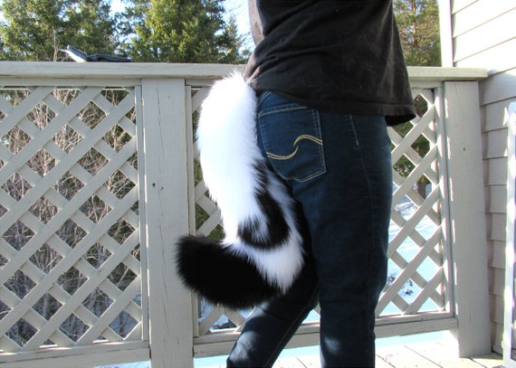 Okami Inspired Fluffy Furry Any Color Wolf Tail Cosplay Fursuit Costume