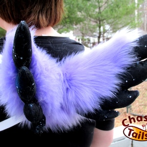 Fluffy Minky Dragon Wings: Chibi Angel Fursuit Cosplay