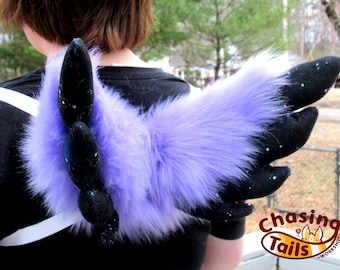 Fluffy Minky Dragon Wings: Chibi Angel Fursuit Cosplay