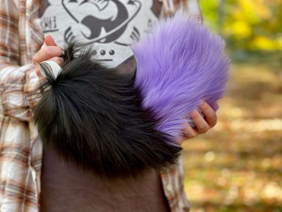 Any Color Fluffy Furry Perky Bouncy Wolf Or Fox Tail Cosplay - Etsy Uk