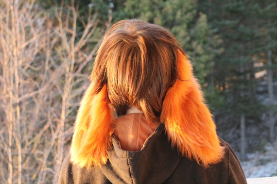Serre-tête Oreilles De Loup/chien/chat - Fausse Fourrure, Réglable, Pour Cosplay, Halloween, Fêtes - 6