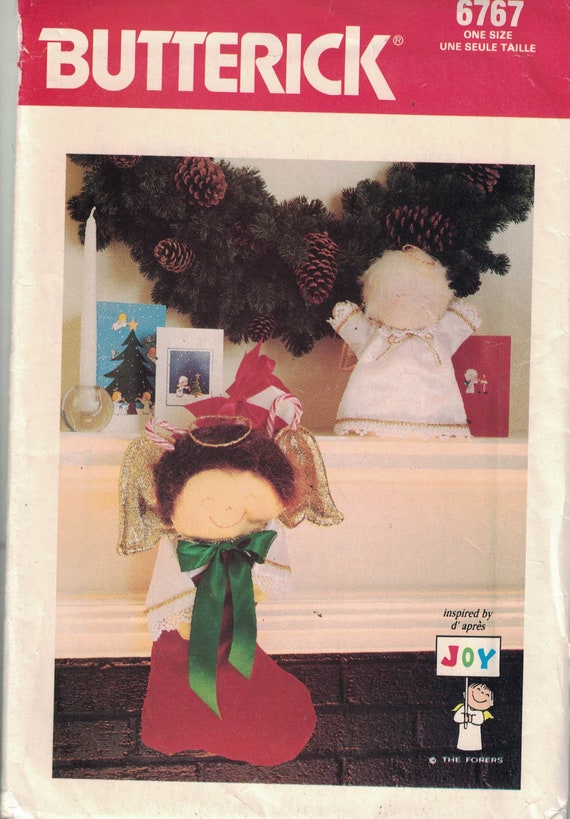 Simplicity 9375 Vintage Pattern Angel Ornaments in Variations UNCUT Craft Pattern