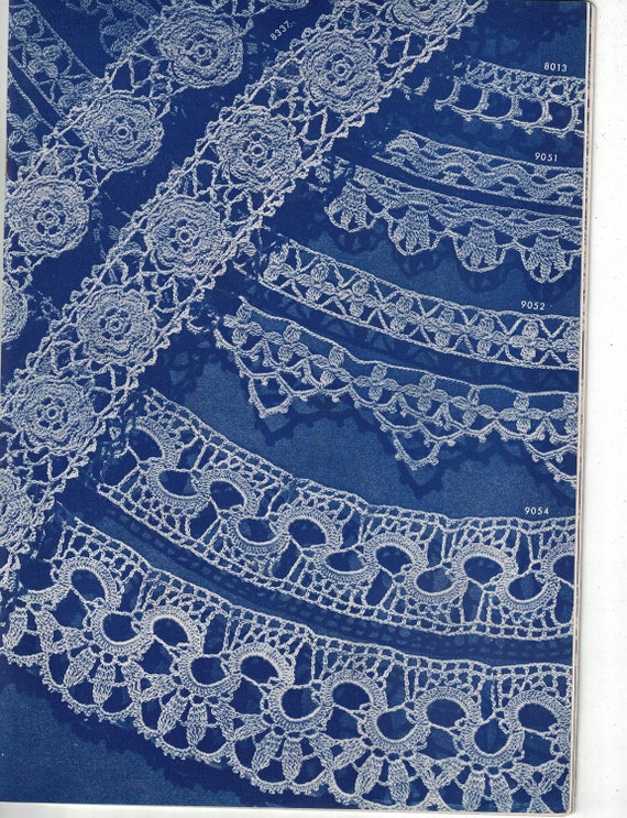 Edgings Decorative Lace Crochet Edges Book 218 100 Etsy