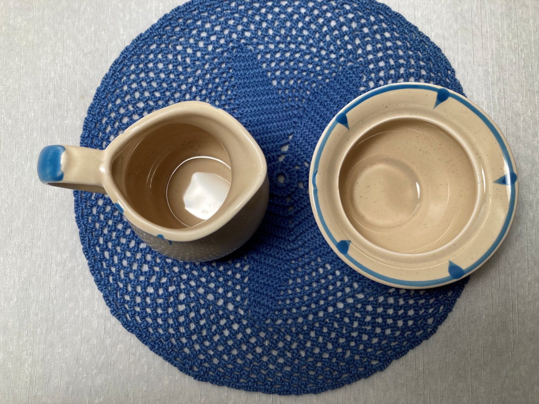 Rare Kyuei Japan Pottery Barn Cream and Sugar Etsy