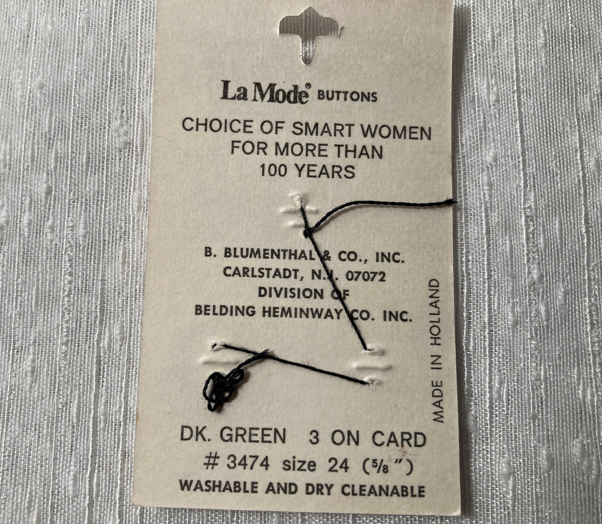 La Mode Buttons on Six Cards and Fancy Button Covers - Etsy