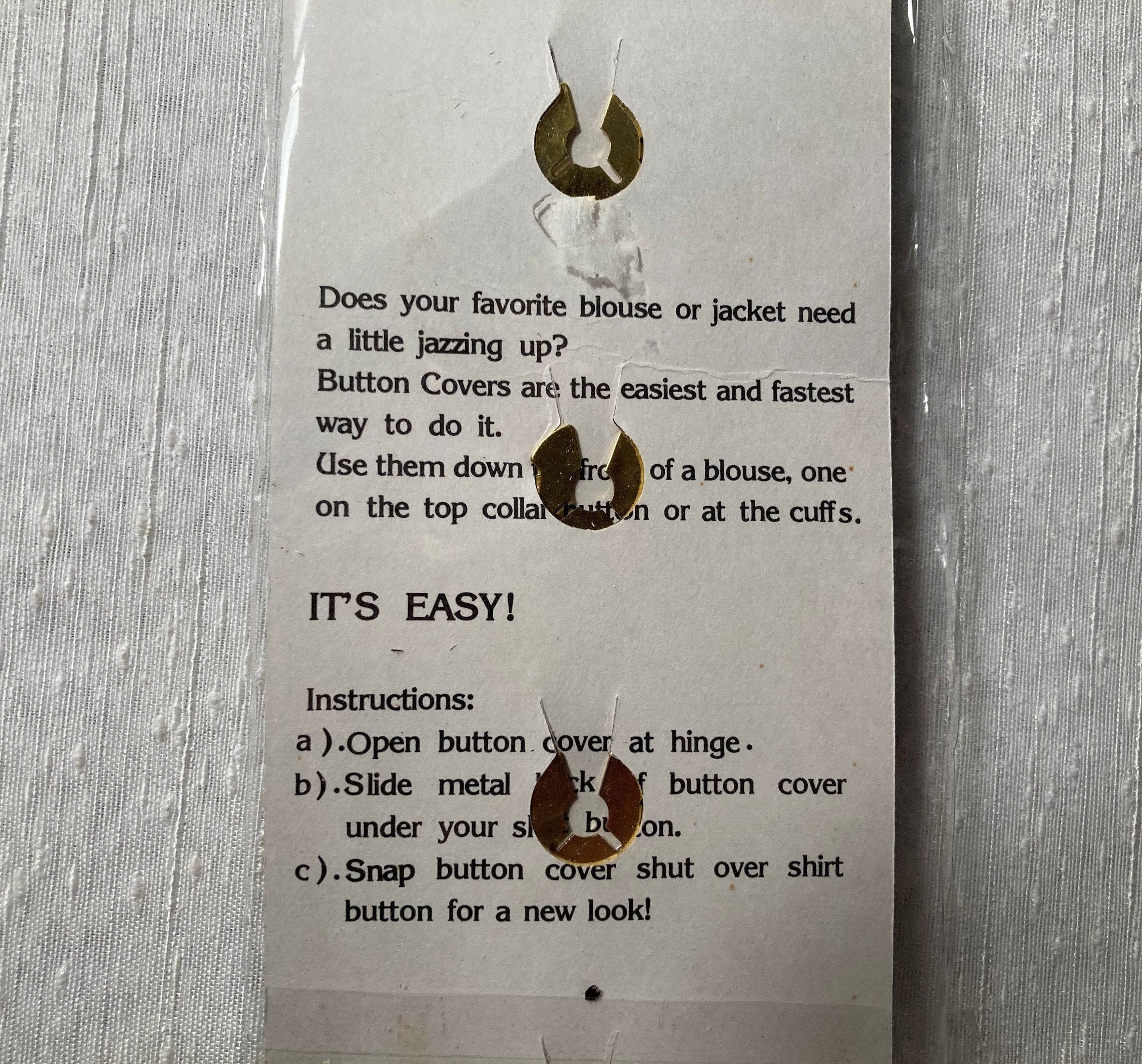 La Mode Buttons on Six Cards and Fancy Button Covers - Etsy