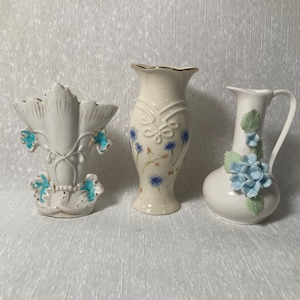 Three Little Vintage Vases