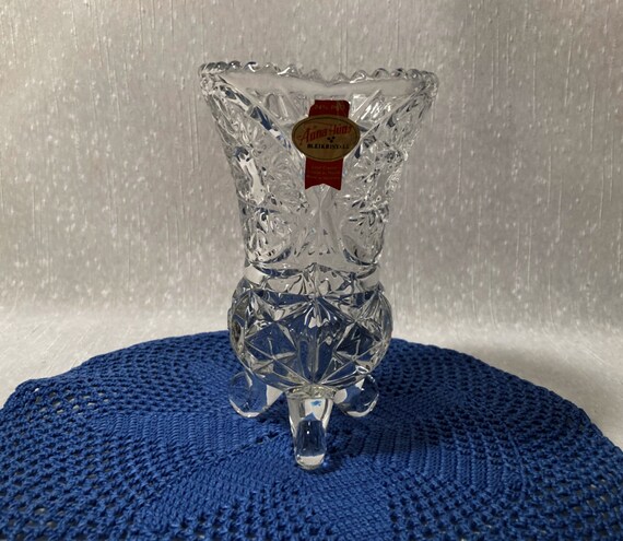 Rare Vintage Anna Hutte Bleikristall Lead Crystal Vase - Etsy