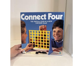 Połącz cztery 4 - Gra planszowa - Milton Bradley - Rocznik 1998 - Kompletna