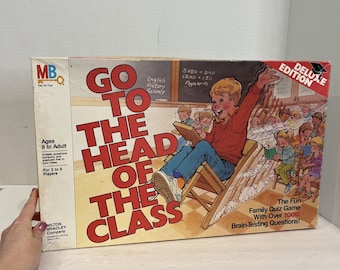 Gra planszowa „Idź na czele klasy” – Milton Bradley 1986