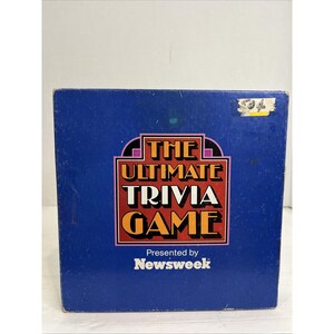 Newsweek The Ultimate Trivia Game 1984 Premium Edition VINTAGE