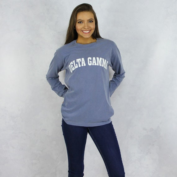 Delta Gamma Comfort Colors Long Sleeve 