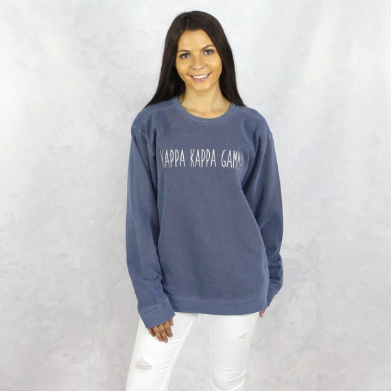 kappa kappa gamma sweatshirt comfort colors