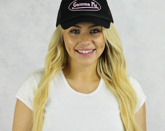 Gamma Phi BetaTrucker Hat in Black