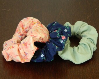 Floral Scrunchies 3 Pack