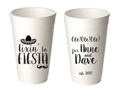 Custom Styrofoam Cups, Personalized Styrofoam Cups, 20 ounce event cups, Fiesta Cups, Wedding Cups, Beer Cups