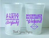 Personalized Party Cups, Personalized Bachelorette Cups, Party Favor Cups, Bachelorette Favors , Drinking Cups, Favors, Wedding Favors