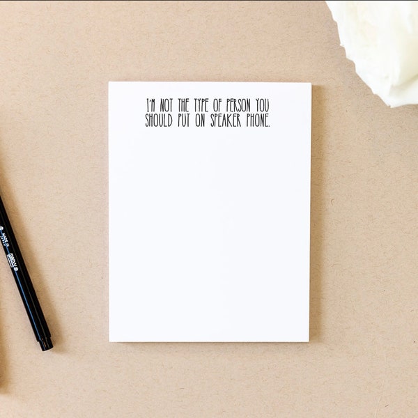 Funny Message Pad Etsy