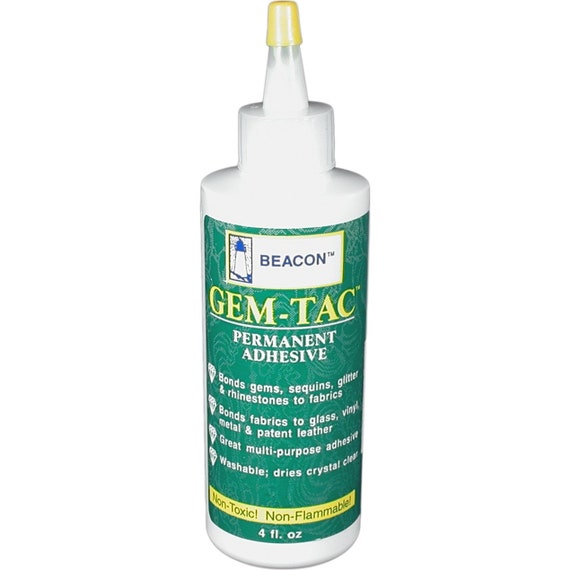  Twin-Pack of Beacon Fabri-Tac Permanent Adhesive, 4